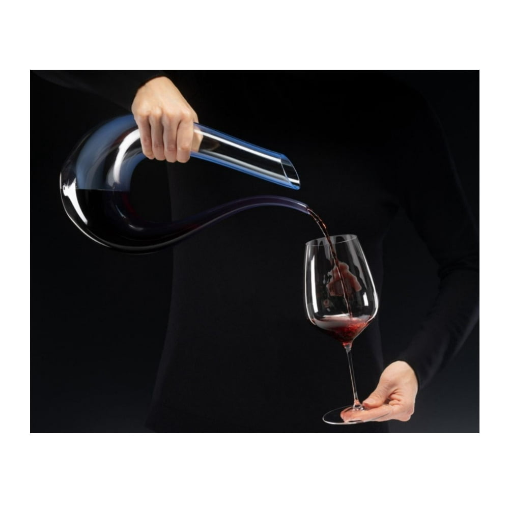 RIEDEL Veloce Cabernet and Merlot Machine-Made Dishwasher-Safe Diamond-Shaped Crystal Glass (4-Pack, Clear)