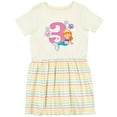 thumbnail image 3 of Inktastic I Am 3 Years Old Birthday with Mermaid Girls Toddler Dress, 3 of 5