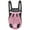 Pink, variant on Deyuer Pet Carrier Backpack Adjustable Front Cat Dog Legs Tail Out Chest Travel Bag