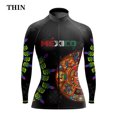 thumbnail image 3 of Jersey de ciclismo de manga larga para mujer, nuevo estilo de México, ropa de equipo de polar fino e invernal para primavera y otoño, maillot de ciclismo para mujeres, 3 of 5
