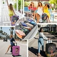 thumbnail image 6 of Luggage Cover Approved Travel Suitcase Protector Colorful Butterflies Elastic Washable Beautiful Themed Baggage Covers for 18-20 inch Luggage(S), 6 of 6