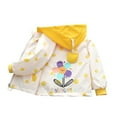 thumbnail image 4 of SGFCWSX Girls Hooded Jacket Lightweight Kids Coat Cute Print Casual Jackets Yellow Size 4 Years, 4 of 4