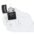 thumbnail image 5 of Zippo Jack Daniels Black Matte Texture Lighter - Stylish & Officially Branded, 5 of 7