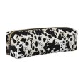 thumbnail image 1 of Fotbe Cow Skin 1 Estuche para Lápices de Cuero con Estampado, Estuche con Cremallera Resistente, Organizador Compacto y Elegante para Papelería, 1 of 7
