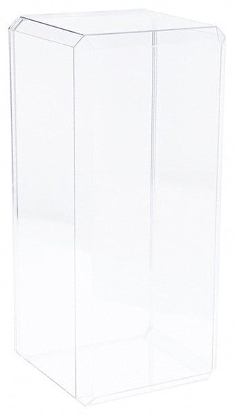 Transparent Plastic Frames for Jewelry 2-Piece Set of 3D Display Cases 