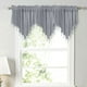 thumbnail image 1 of Floral Lace Sheer Window Curtain Scalloped Edge Rod Pocket Top Polyester Triangular Valance for Living Room Bedroom Dining Room 1-Pack, 1 of 4