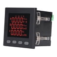 thumbnail image 1 of 3 Phase Digital Ammeter, 3 Phase Ammeter AC220V High Accuracy R5485 Communication ABS Flame Retardant Shell  For Substation Automation, 1 of 8