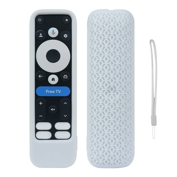 Silicone Remote Case For onn Google TV 4K Pro 2024, Shockproof Remote Silicone Cover Remote Protective Cover with Lanyard