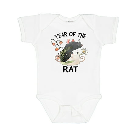 

Inktastic Chinese Zodiac Year of the Rat Gift Baby Boy or Baby Girl Bodysuit