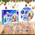 thumbnail image 4 of Calendario Cuenta Regresiva Navidad Adviento 2024 Mini Pet Toys Figuras Lindas para Fanking Regalos, 4 of 9