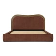 thumbnail image 4 of Moe's Home Collection Camilla Bed Fabric Brown, 4 of 8