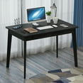 thumbnail image 6 of WIAWG Simple Writing Desk Simple Study Desk For Home Office Workstation Small Area Desk With Drawer, Laptop Computer Work Study Table, 6 of 7