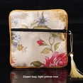 thumbnail image 1 of Bolsa con cierre de cremallera, bolsa de brocado de doble capa, bolsa para guardar joyas, bolsa para envolver pulseras con cordón, 1 of 6
