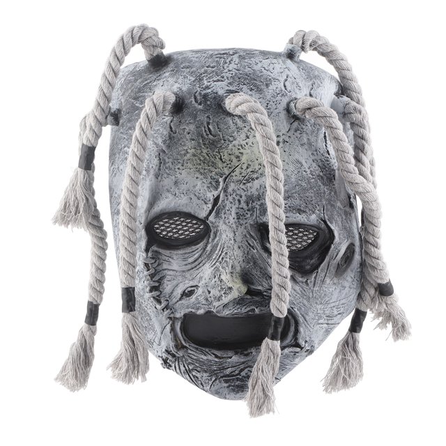 Máscara de terror unisex, máscara de suspenso de carnaval, máscara de látex de cabeza completa, accesorio de disfraz