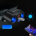 thumbnail image 2 of Adaptador 2 Enchufe Encendedor Divisor de Encendedor Multifuncio Cargador de Cargador Con Puerto USB Dual, 2 of 8
