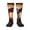 2 Black-1, variant on Sunset Calf Flower Field Thigh High Socks Extra Long Stretchy Sock Women Over Knee High Opaque Stocking Daily Wear