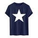 thumbnail image 4 of Top de Manga Corta, Hombre Casual Impreso Cuello de la Tripulación Camiseta, Manga Corta Blusa de Verano Poliéster, 4 of 9