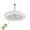 White, variant on Ceiling Fan with Light, E27 Enclosed Low Profile, Remote Control, 3 Speed Dimmable LED, Quiet Motor, Energy Saving, for Bedroom Living Room Kitchen, Modern Design