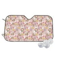 thumbnail image 2 of Lsque Bunny And Flower Car Windshield Sun Shade | Accordion Folding Style Auto Shade for Car Truck SUV Van | Blocks UV Rays Sun Visor Protector | Medium, 2 of 7