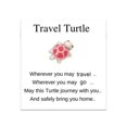 thumbnail image 1 of CAIROYAR Mini tortuga de bolsillo para abrazar, regalo inspirador de tortuga de viaje con tarjeta, tortuga de viaje hecha a mano con apoyo emocional, tarjetas de agradecimiento, tarjeta de felicitació, 1 of 7