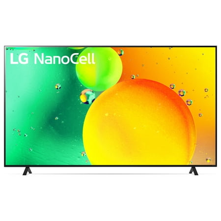 LG 75 inch Class 4K UHD Nano Cell Web OS Smart TV with Active HDR 75 Series 75NANO75UQA