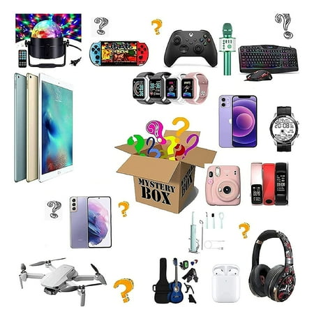 FYHALE 3-30 Pieces Assortment Containing Unsold Surplus Appliances In 2024, Returns Palletn, Electronic Random Products Mystery Box, Black