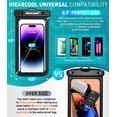 thumbnail image 2 of Funda impermeable para teléfono Hiearcool, universal, 30 m, IPX8, 2 of 7