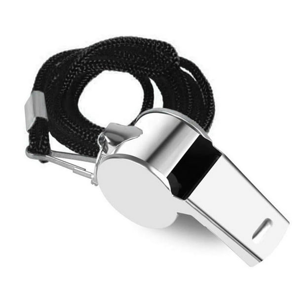 Silbato de metal con silbatos de árbitro de cuerda para entrenamiento de competición (estilo 2)