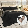 Luxurious Oversized King Comforter 128x120 Extra Large King Size