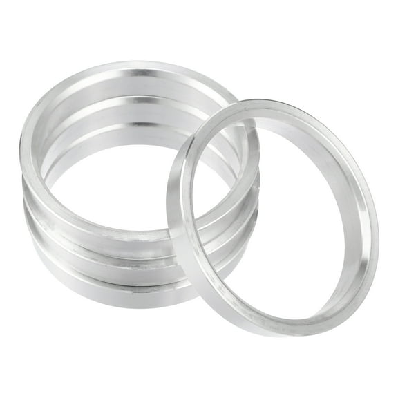4pcs OD 64.1mm to ID 57.1mm Aluminum Alloy Car Hub Centric Rings Wheel Bore Center Spacer Replacement