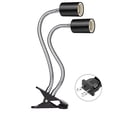 thumbnail image 2 of CBFFDC E26/E27 Lamp Bulb Holder Dual Head Reptile Heat Lamp Holder Adjustable Gooseneck with Cycle Timer for Turtles Lizards Snakes, 2 of 6