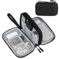 thumbnail image 1 of Organizador electrónico FYY, bolsa de cable de viaje impermeable, negra, 1 of 7