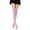 Pink, variant on Gymayou Women's high High Stockings Bow Top Socks Over Knee Sheer Stockings Leg Thigh Tight Pantyhose White One Size