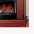 thumbnail image 3 of Procom Deluxe Full Size Electric Fireplace with Remote Control Dark Oak Finish Model# SFE33RE-DO, 3 of 5