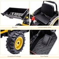 thumbnail image 4 of Aosom 6V Kids Electric Construction Vehicle with Adjustable Bucket, Yellow, 4 of 9