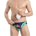 thumbnail image 6 of Fjuchai Men's Swim Trunks Bikini Quick Dry Swimsuit Low Rise Bikini Briefs Casual Beach Fashion Print Swimwear S-XL, 6 of 9