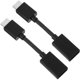 thumbnail image 2 of Cable de extensión macho a hembra 4K, Cable adaptador de conector extendido para TV, LCD, portátil, proyector (negro), 2 uds., 2 of 7