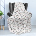 thumbnail image 4 of Colorful Soft Flannel Fleece Blanket, Kids Playing in the Field Doodle Colorful Cartoon Style Children Having Fun Image, Cozy Plush for Indoor and Outdoor Use, 60" x 80", Multicolor, by Ambesonne, 4 of 5
