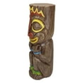thumbnail image 3 of Northlight 16" Solar Lighted Polynesian Outdoor Garden Fire Tiki Statue, 3 of 5