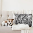 thumbnail image 4 of Ambesonne Vintage Throw Pillow Cover 2 Pack, Moon Sun Planets Image, 24", Charcoal Grey, 4 of 7