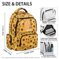 thumbnail image 4 of Bulopur Sunflower Capybara Kids Backpack for Girls Boys, Kawaii Animal Print School Bag Lightweight/Breathable/Durable/Waterproof Multi-Pocket Book Bag for Daily Use, 4 of 7