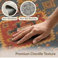 thumbnail image 5 of ODIKA 9'x12' Rich Multicolor Geometric Design Washable Area Rug Intricate with Bold Accents for Master Suite, California King, Under Bed, Non-Shedding, Easy Care, 5 of 6