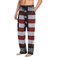 thumbnail image 5 of American Flag Ghost Pajama Pants, Men's Lounge Pants Light with Drawstring and Pockets, Christmas New Year Birthday Father's Day Gifts, X-Large, 5 of 7
