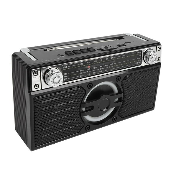 Portable AM FM SW Radio Recorder, Digital Radio with , Retro Radios Vintage Transistor for Seniors, Battery Operated & USB C Rechargeable, Support TF Card