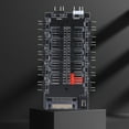 thumbnail image 4 of Ventilador Refrigeración 2 en 1 Hub 5V 3PIN ARGB SATA Power Multi Splitter 10 Way para PC Case, 4 of 8
