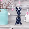 thumbnail image 4 of Muñeco de conejo de Pascua suave, adorno de conejito, juguetes de peluche para decoración del hogar y fiestas. azul grande, 4 of 8