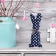 thumbnail image 4 of Muñeco de conejo de Pascua suave, adorno de conejito, juguetes de peluche para decoración del hogar y fiestas. azul grande, 4 of 8