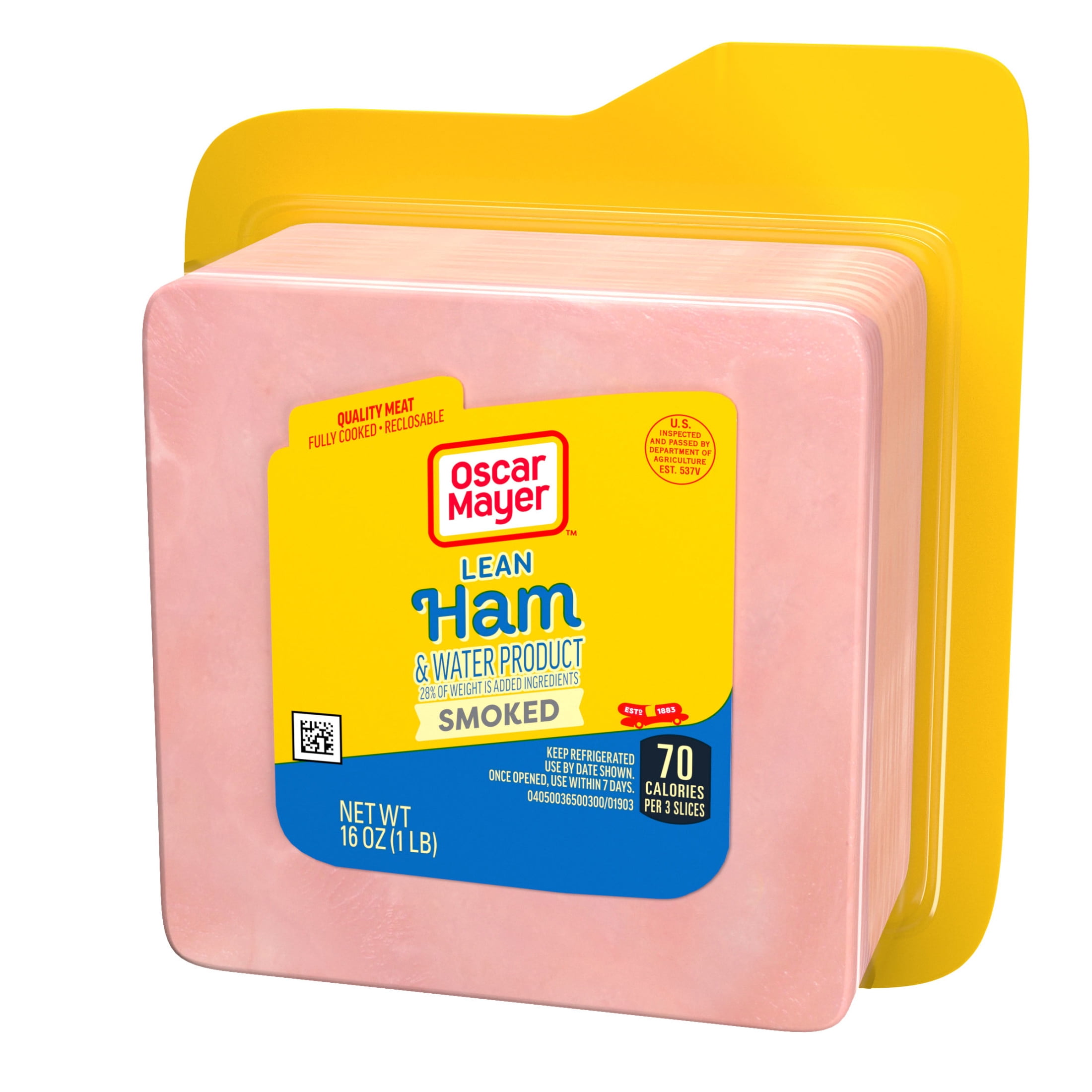 Oscar Mayer Lean Smoked Ham Sliced Lunch Meat 16 oz. Tray