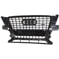thumbnail image 5 of Grille For 2009-2012 Audi Q5 3.2L Engine w/ S-Line Package Gloss Black Plastic, 5 of 5