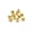 Gold, variant on 200pcs Iron Earplugs Stopped Earrings Universal Jewelry Accessories Push back-Silver-5*6mm 200pcs